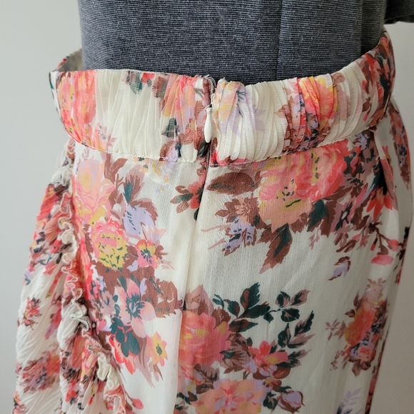 Anthropologie Let Me Be Ruffled Midi Skirt - Picture 7 of 13